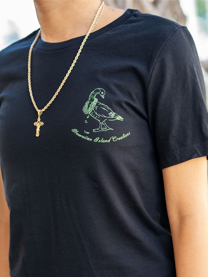 HIC HI WA'A BOYFRIEND WOMENS TEE - BLACK