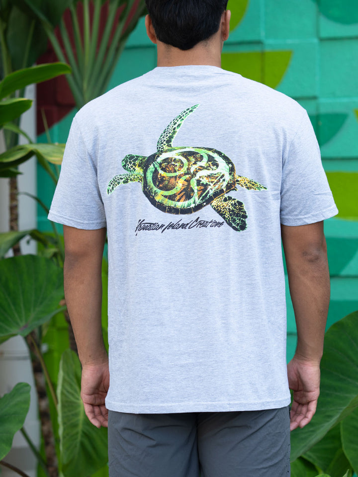 HIC HONU DRIVE TEE - HEATHER GRAY