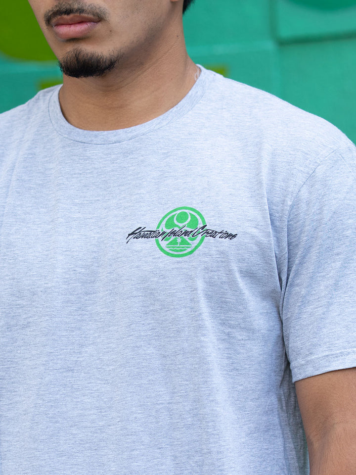 HIC HONU DRIVE TEE - HEATHER GRAY
