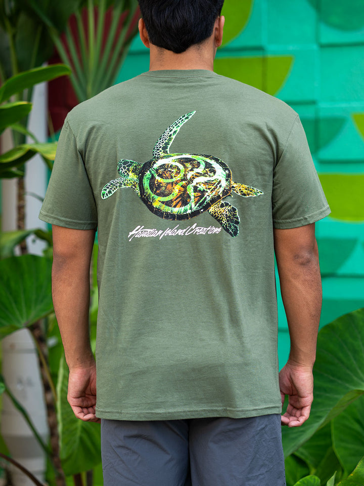 HIC HONU DRIVE TEE - MILITARY GREEN