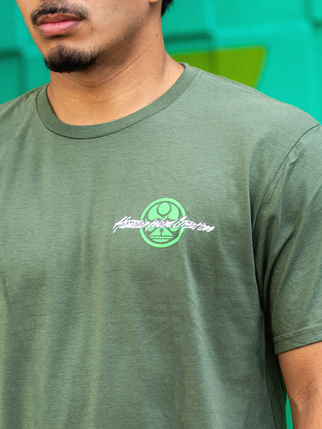 HIC HONU DRIVE TEE - MILITARY GREEN