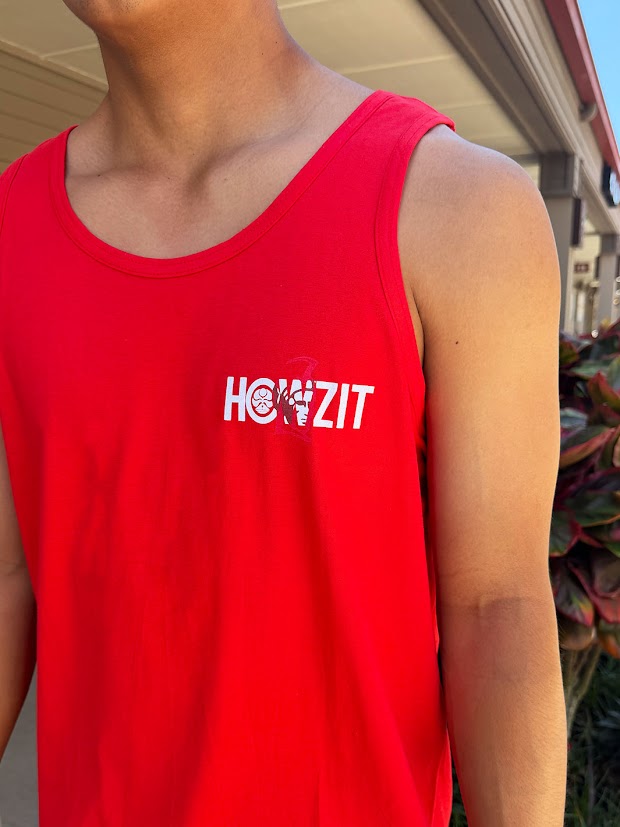 HIC HOWZIT PLATE TANK - RED