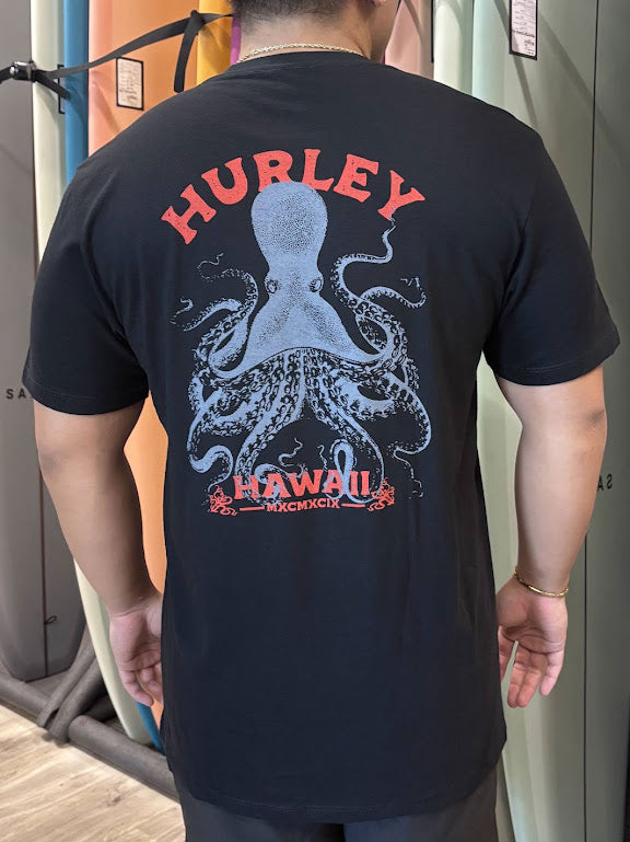 HURLEY OCTO TEE - BLACK