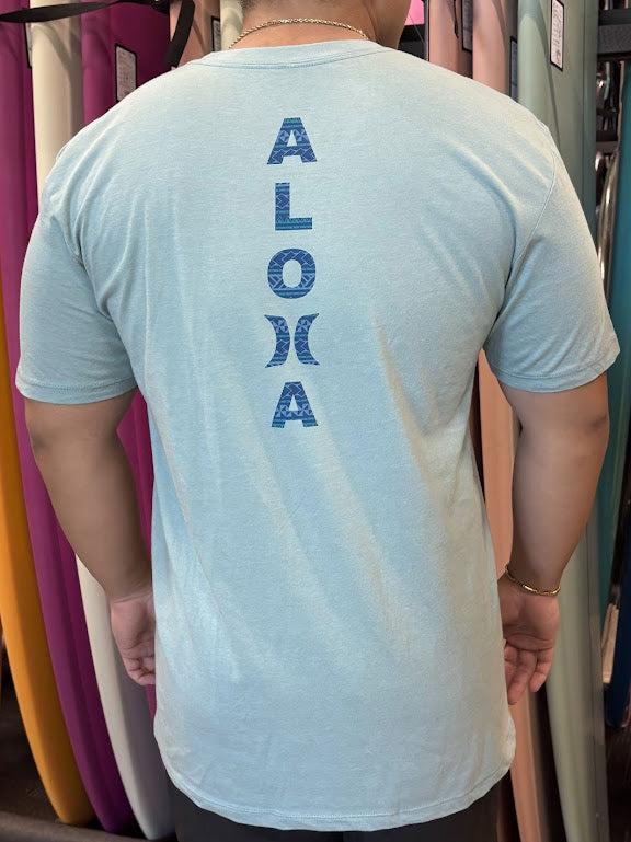 HURLEY ALOHA FILL TEE - RIVER GREEN (381)