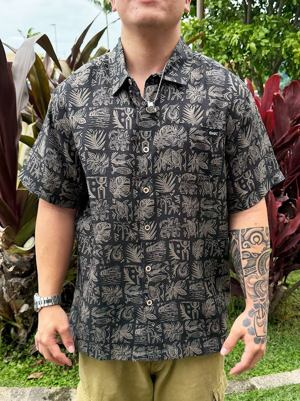 HIC PUNA WOVEN - BLACK