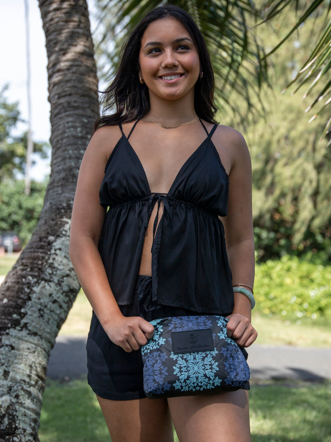 ALOHA COLLECTION SMALL REVERSIBLE POUCH - AKULIKULI