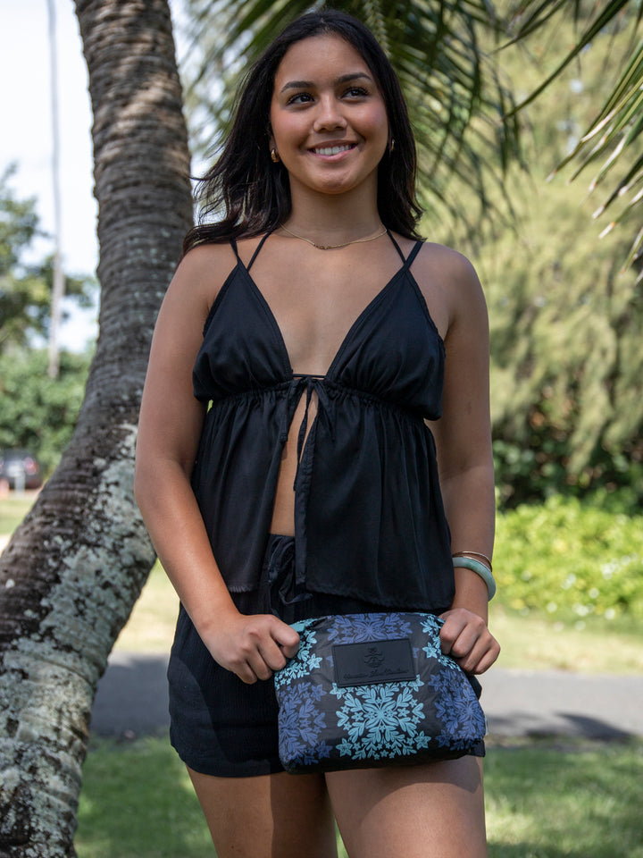 ALOHA COLLECTION SMALL REVERSIBLE POUCH - AKULIKULI
