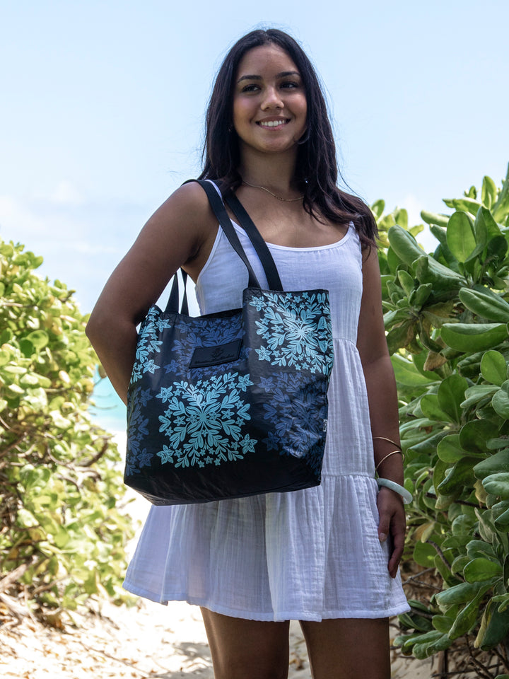 ALOHA COLLECTION X HIC REVERSIBLE TOTE  - AKULIKULI