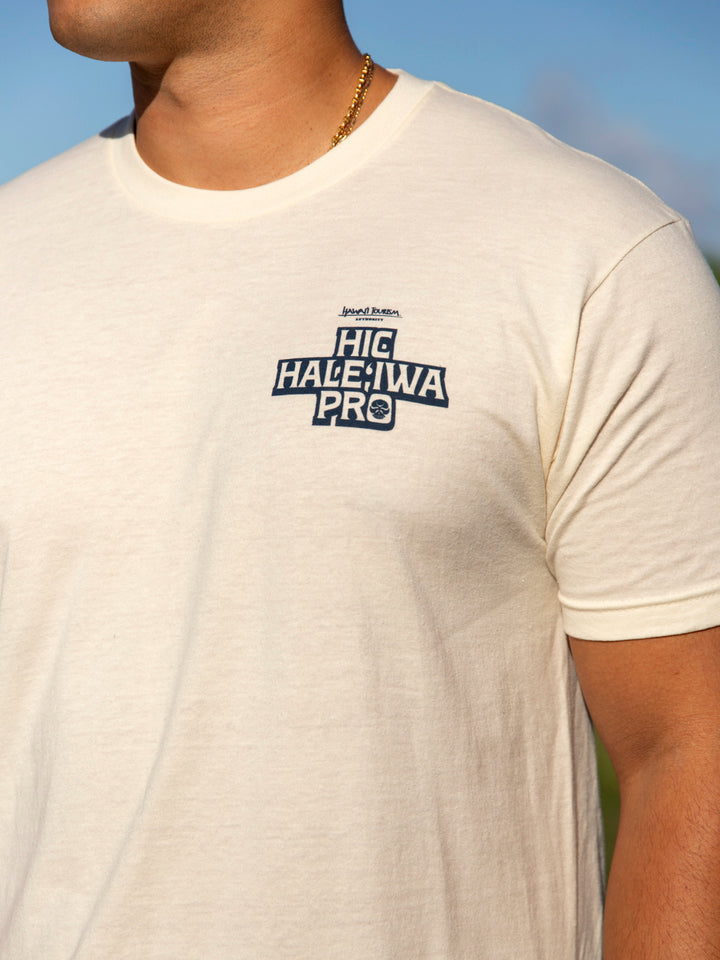 HIC HALEIWA PRO 2025 TEE - NATURAL