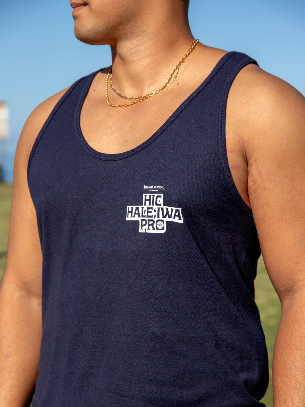 HIC HALEIWA PRO 2025 TANK TOP - NAVY