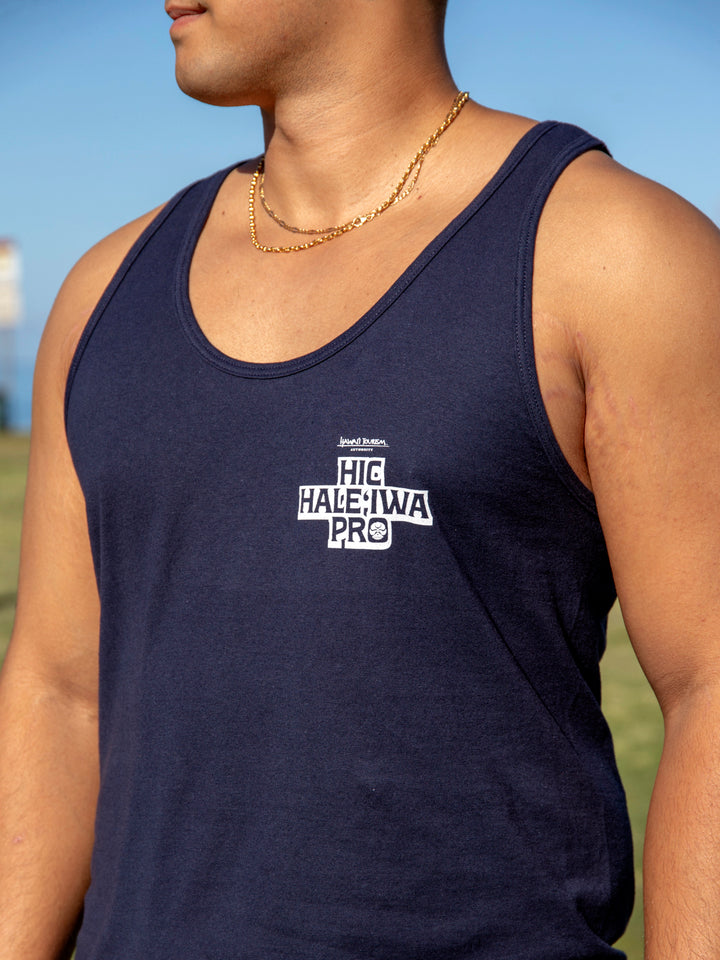 HIC HALEIWA PRO 2025 TANK TOP - NAVY