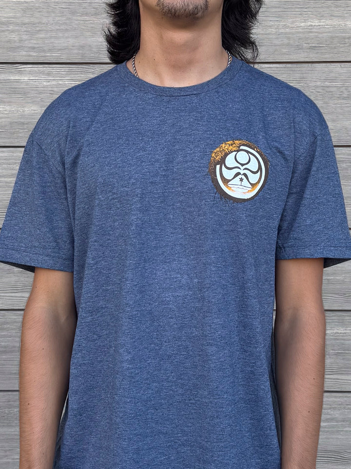 HIC COCONUT ALOHA TEE - HEATHER CHARCOAL