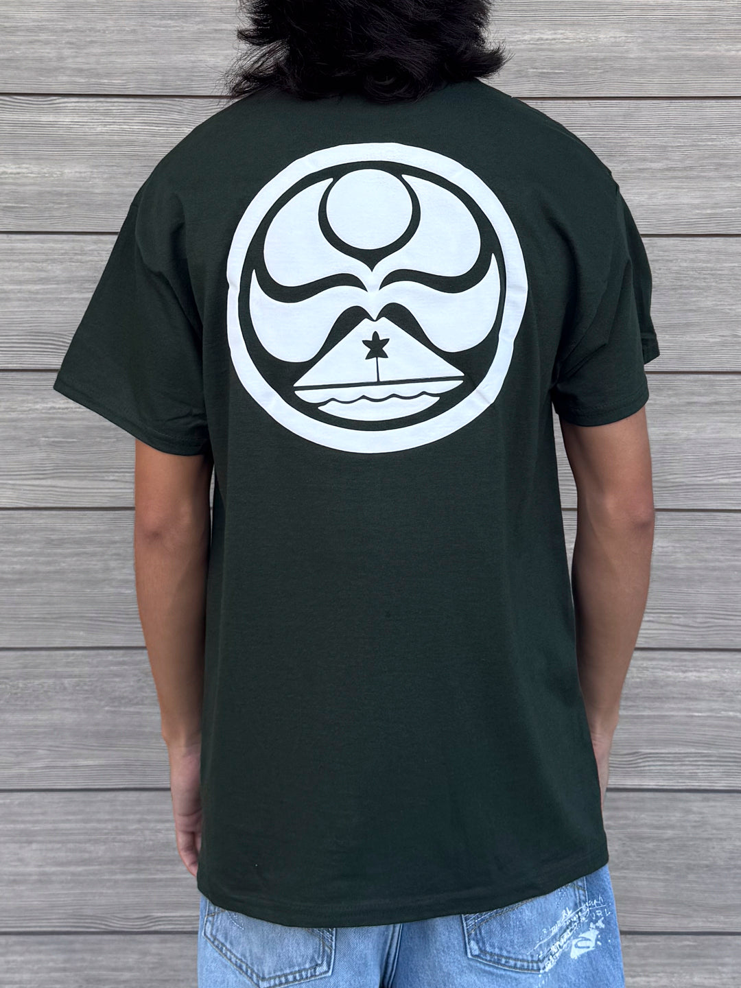 HIC PUFF DOT BIG BRADDAH TEE - FOREST