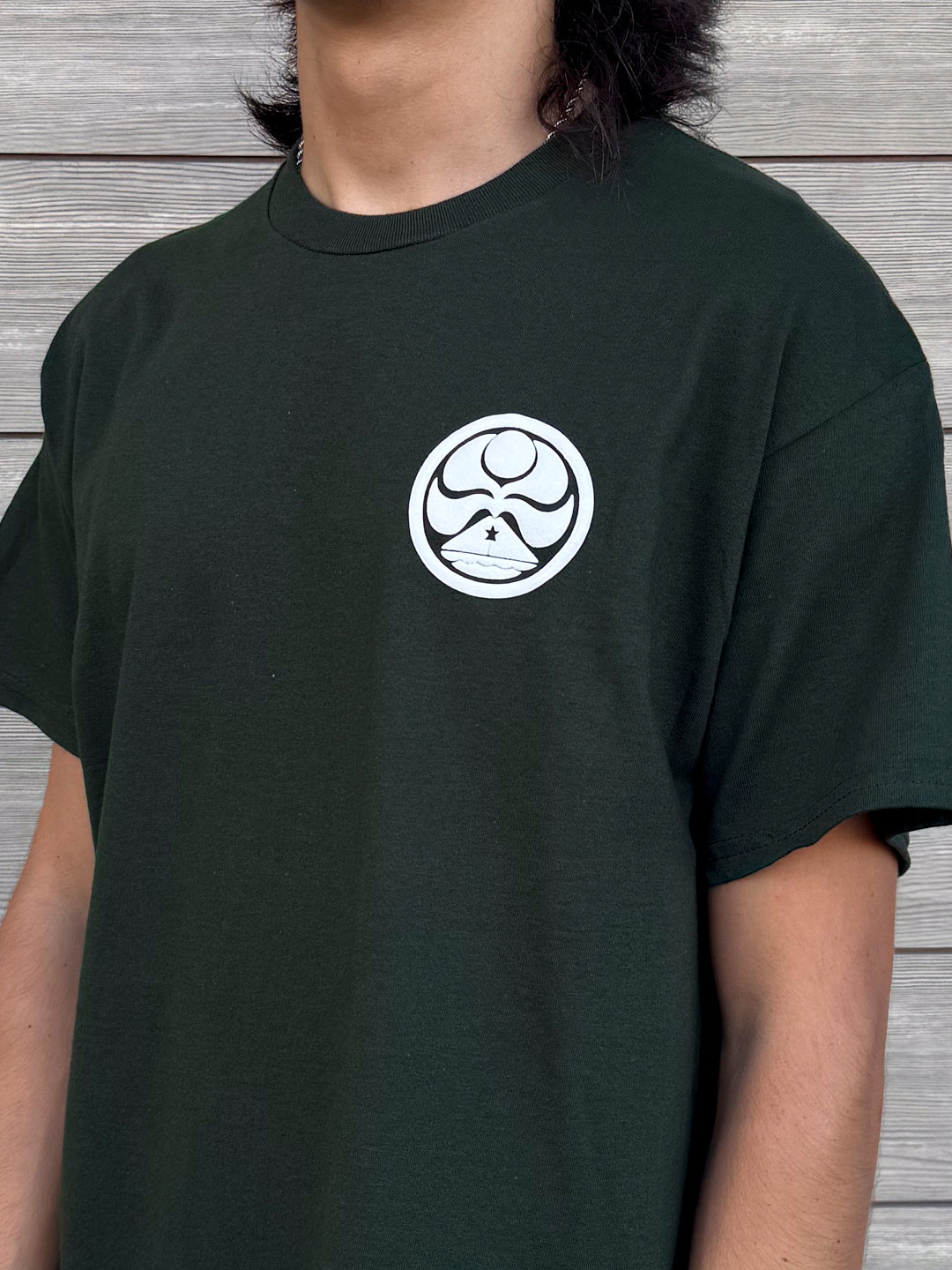 HIC PUFF DOT BIG BRADDAH TEE - FOREST