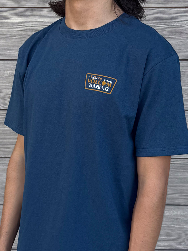 VOLCOM DISPATCH TEE - DARK BLUE (DBI)