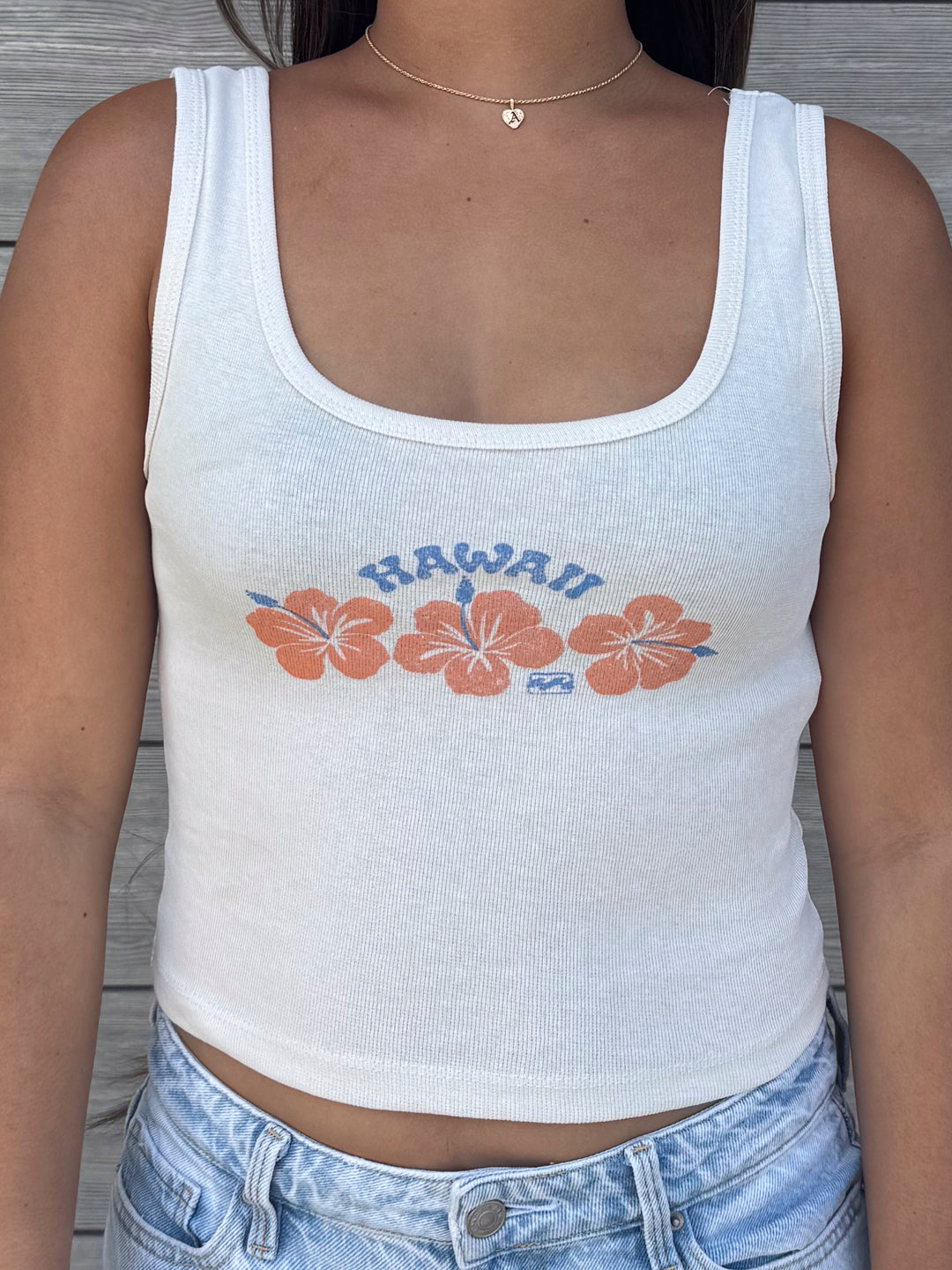 BILLABONG LOVE AND SUN HI WOMENS TANK - WHITE (SCS1)