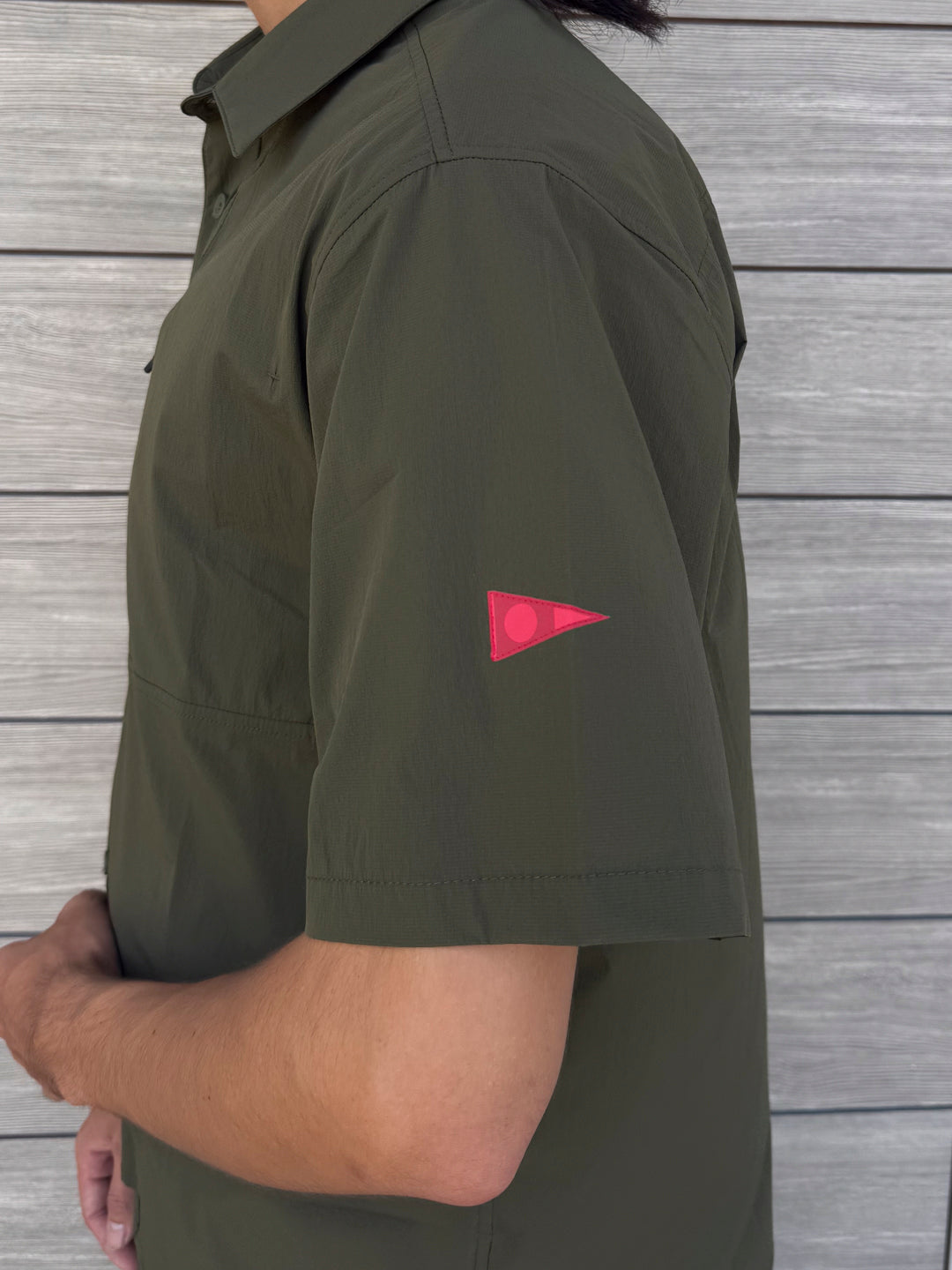 FLORENCE MARINE X AIRTEX EXPEDITION POLO SHIRT - OLIVE DRAB GREEN