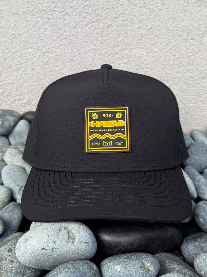MELIN HYDRO ODYSEA HAWAII HAT - BLACK