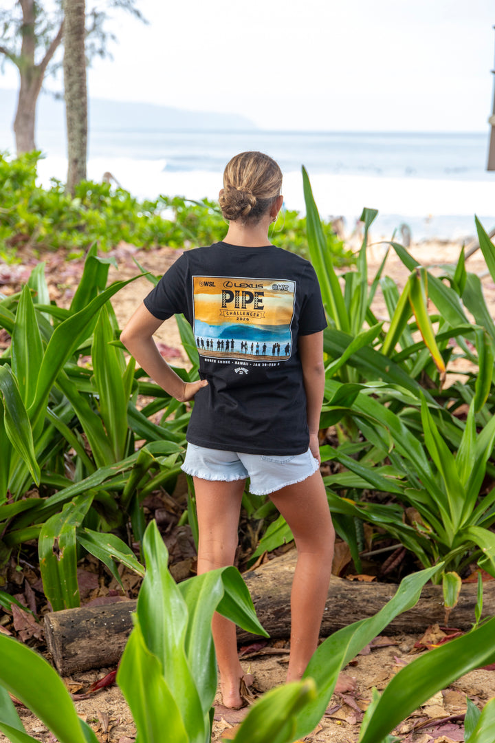 LEXUS PIPE CHALLENGER 2026 WOMENS TEE - BLACK