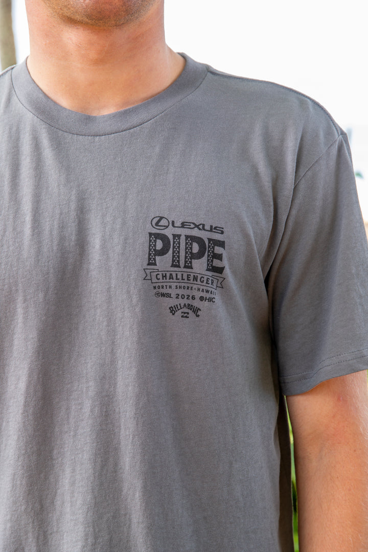 LEXUS PIPE CHALLENGER 2026 TEE - CHARCOAL