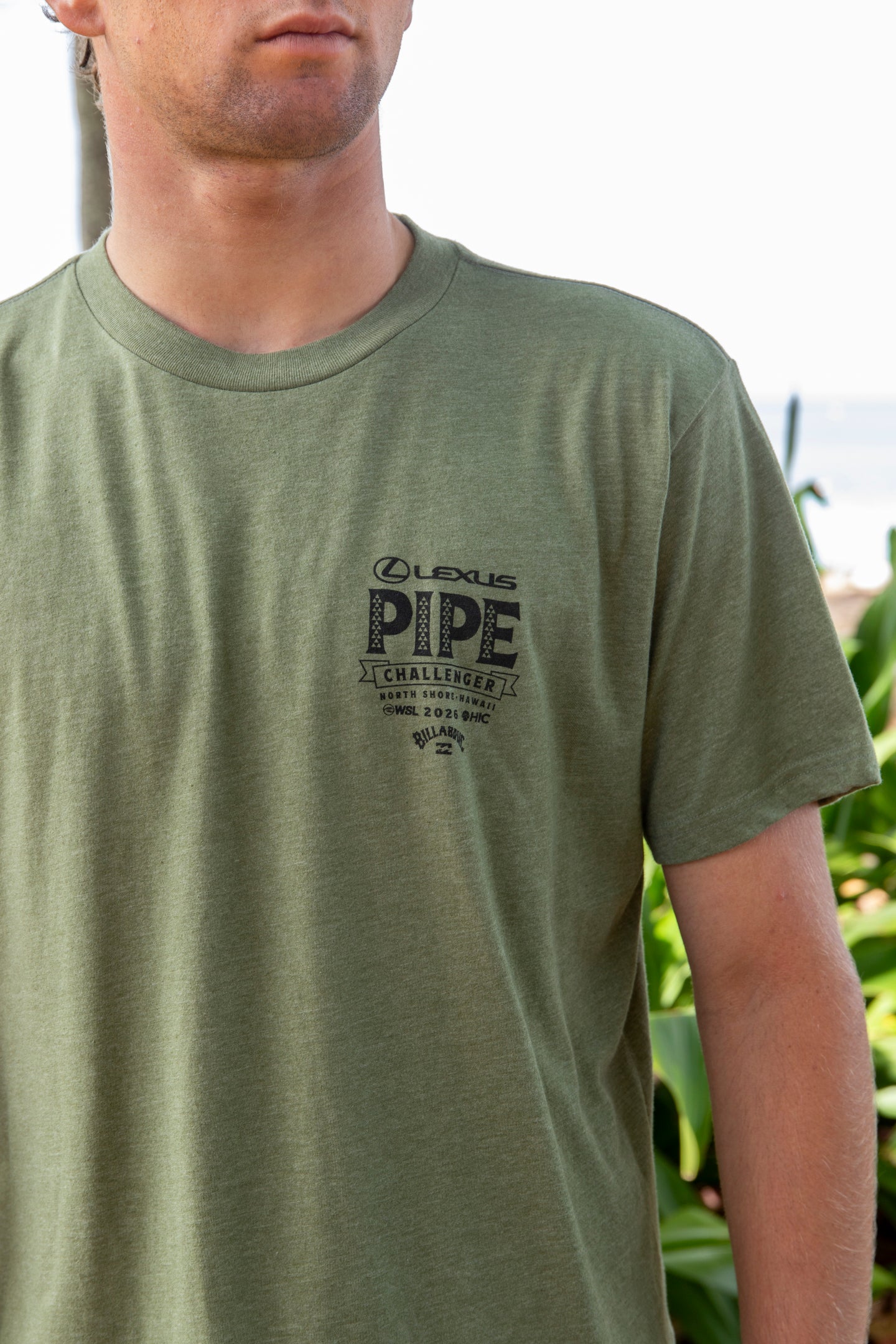 setupexe WAFFEN LINE COLLAR TEE シズニルック LEXUS PIPE CHALLENGER 2026 TEE - MILITARY HEATHER – Hawaiian