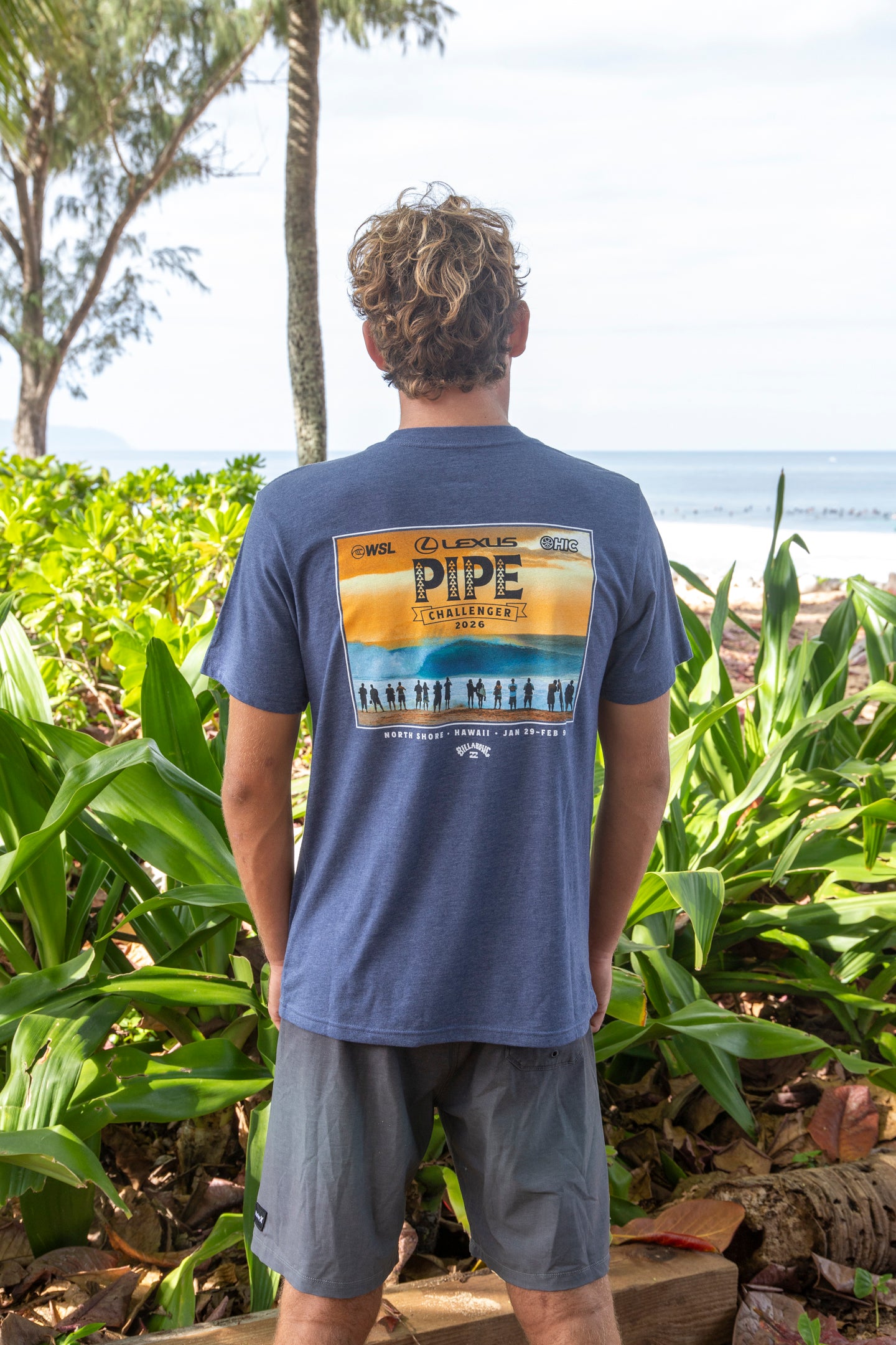 LEXUS PIPE CHALLENGER 2026 BIG BRADDAH TEE - NAVY HEATHER