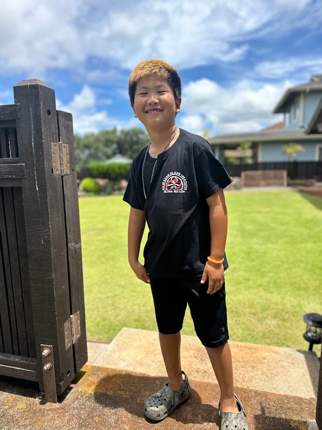 HIC IWA STAMP YOUTH TEE - BLACK