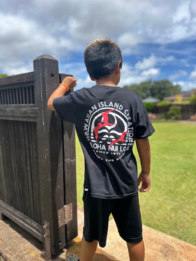 HIC IWA STAMP YOUTH TEE - BLACK