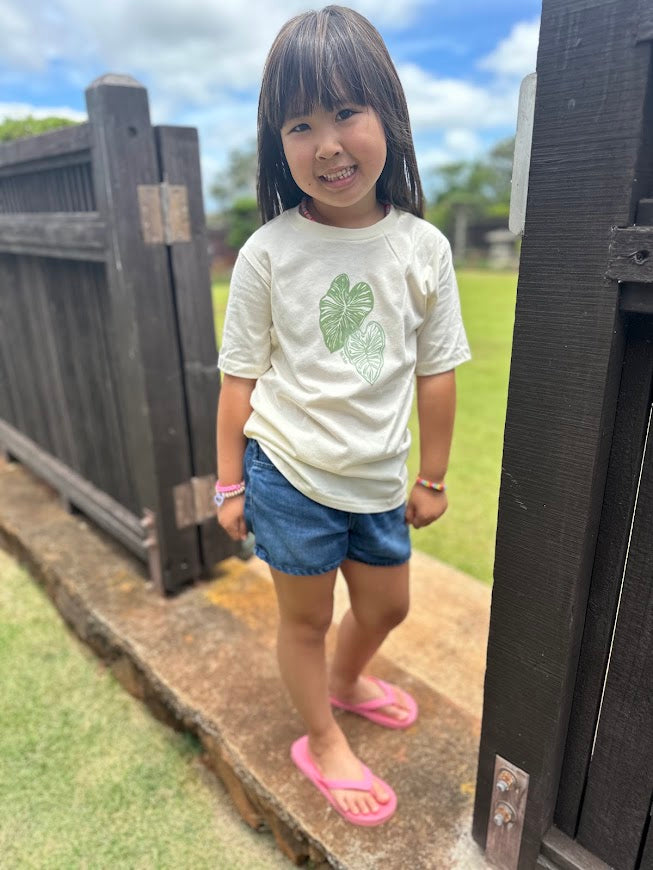 HIC KALO GIRLS TEE - NATURAL