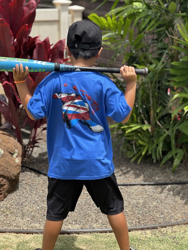 HIC SHAKA CHAIN YOUTH TEE - ROYAL
