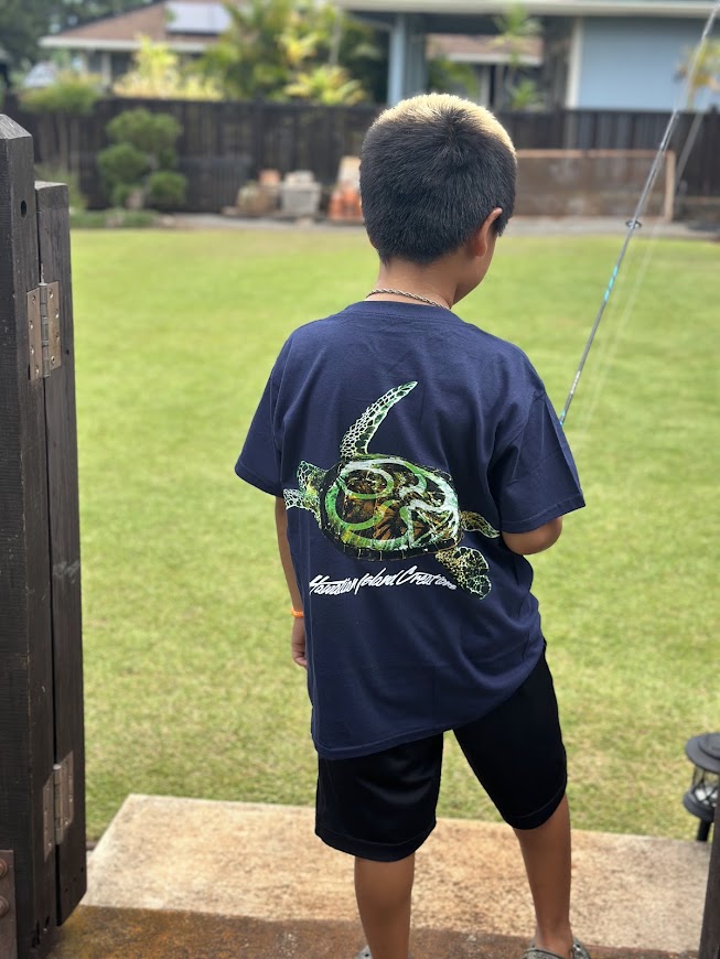 HIC HONU DRIVE YOUTH TEE - NAVY
