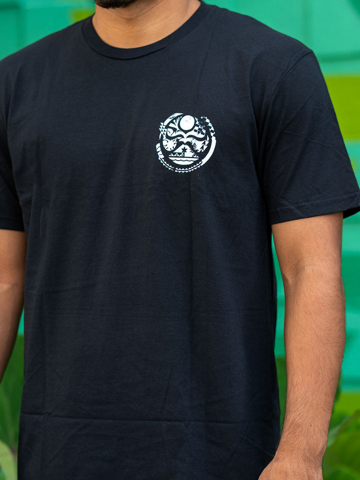 HIC IKAIKA DOT TEE - BLACK