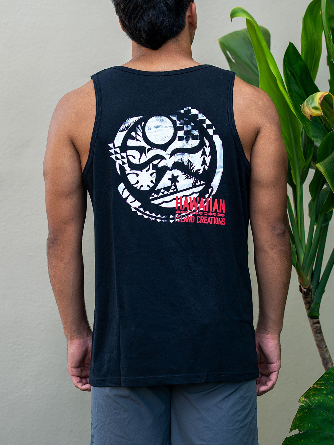 HIC IKAIKA DOT TANK TOP - BLACK