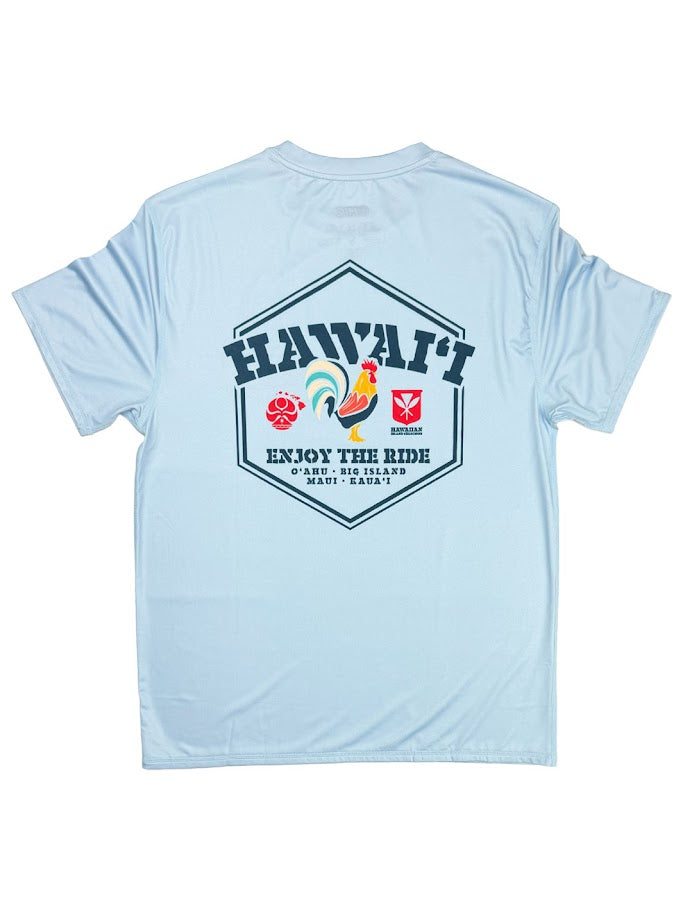 HIC INTERVAL SHORT SLEEVE ROOSTER SURF SHIRT - HLB – Hawaiian