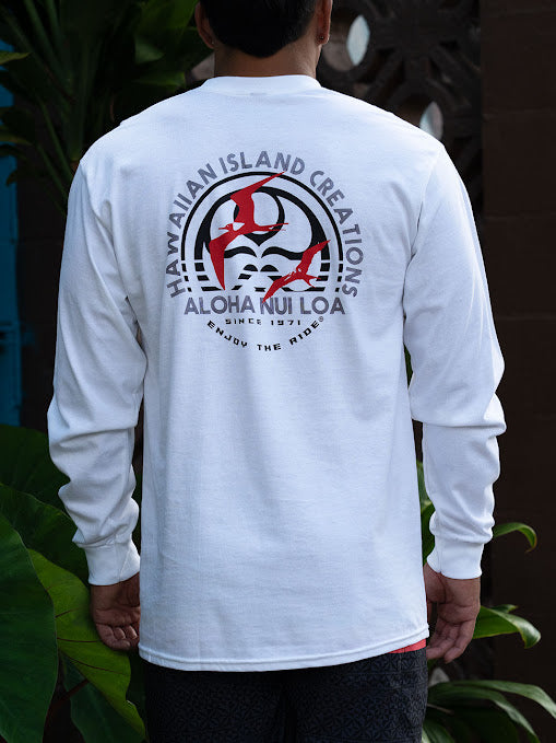 HIC IWA STAMP LONGSLEEVE - WHITE