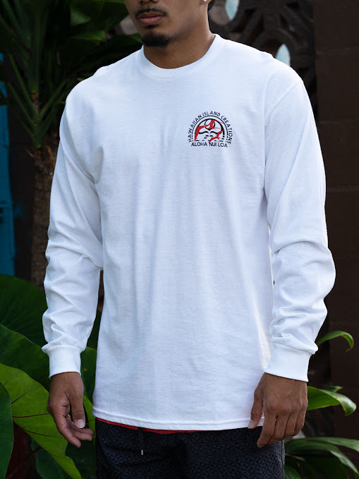 HIC IWA STAMP LONGSLEEVE - WHITE