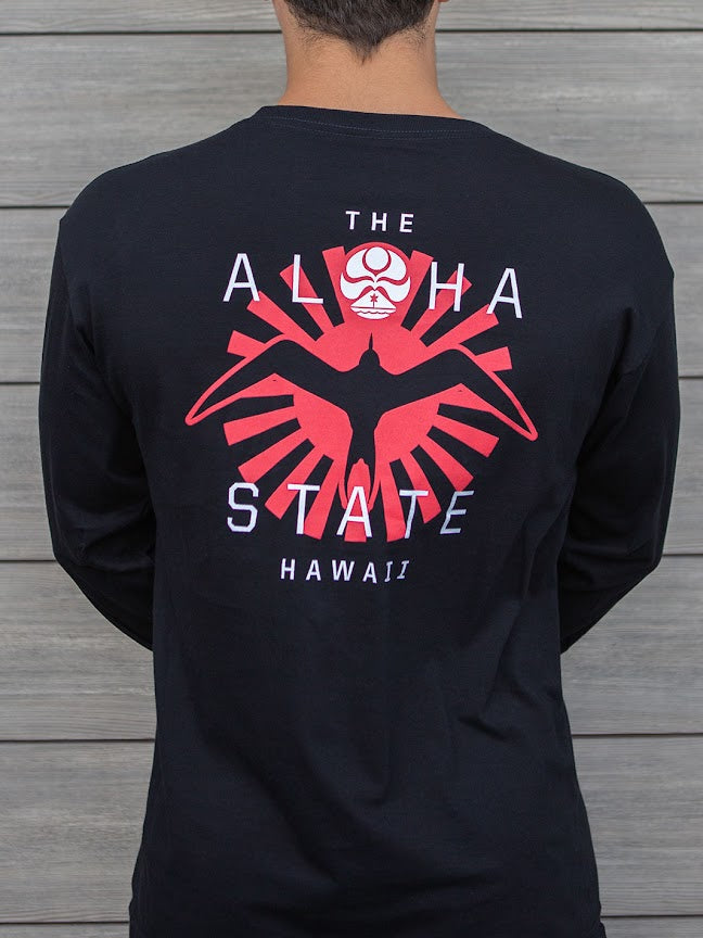 HIC IWA SUN BURST LONG SLEEVE - BLACK