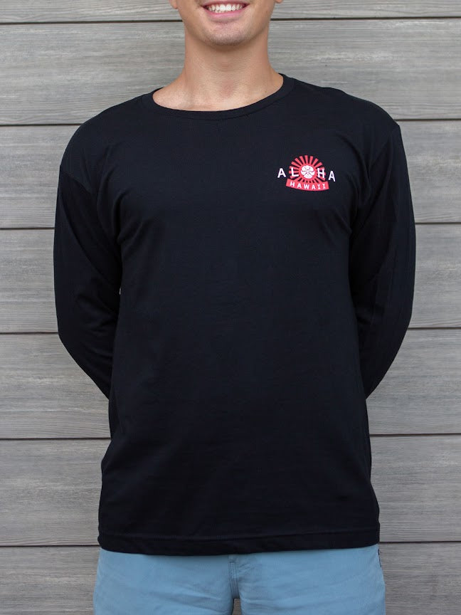 HIC IWA SUN BURST LONG SLEEVE - BLACK