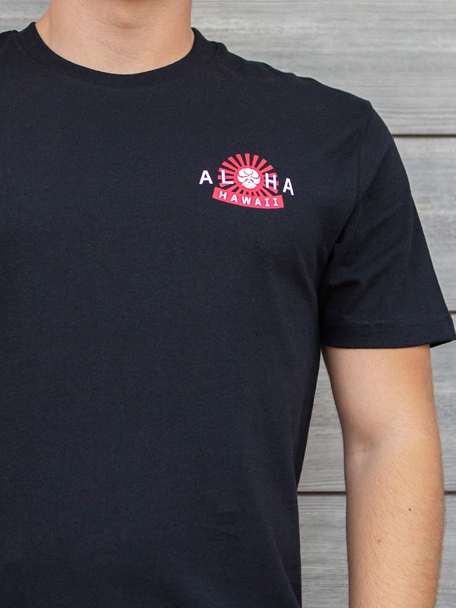 HIC IWA SUN BURST TEE - BLACK