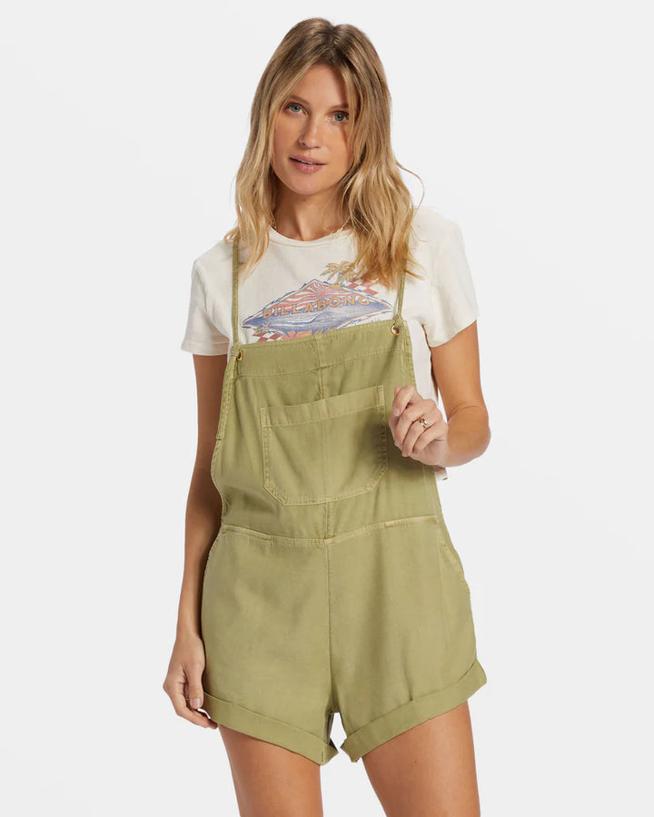 BILLABONG WILD PURSUIT OVERALL - AVOCADO GREEN