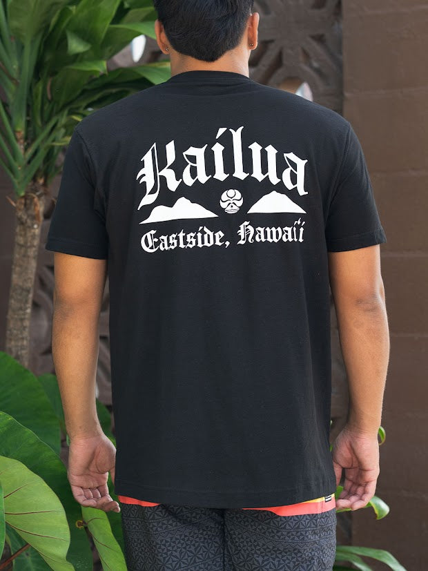 HIC KAILUA EASTSIDE BIG BRADDA TEE - BLACK