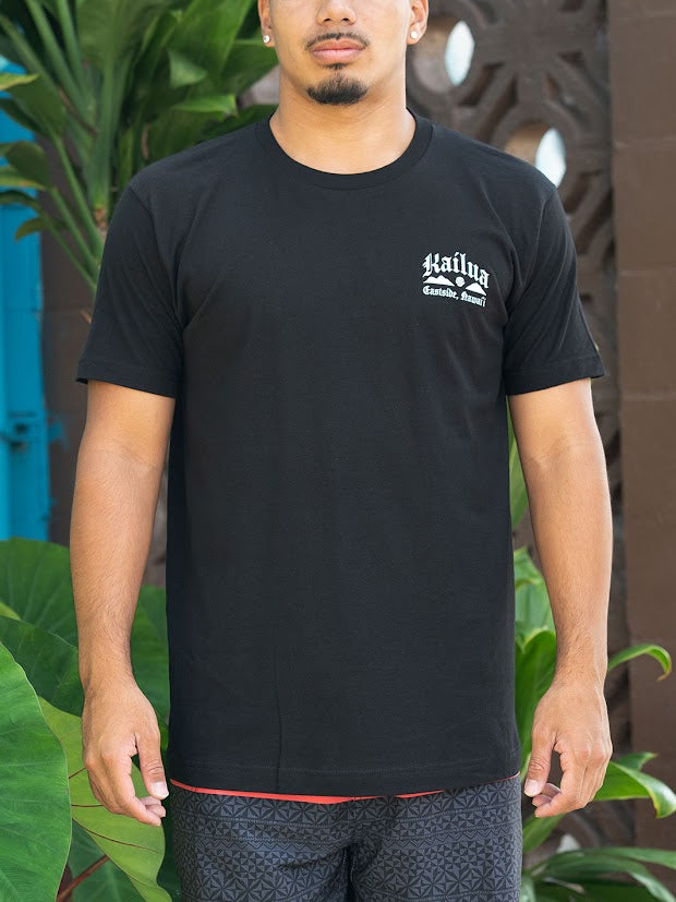 HIC KAILUA EASTSIDE BIG BRADDA TEE - BLACK