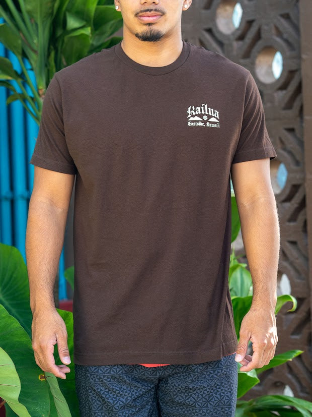 HIC KAILUA EASTSIDE TEE - BROWN