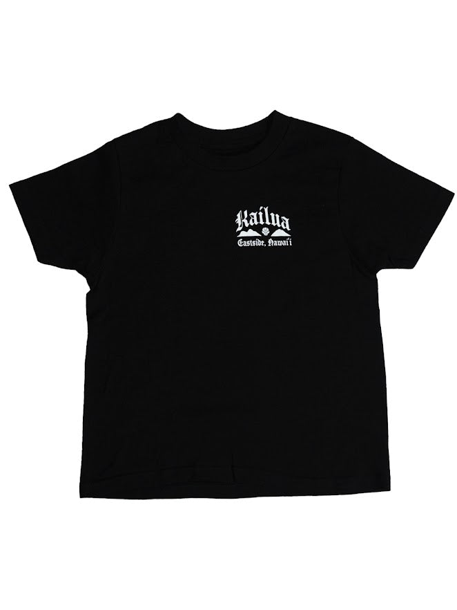 HIC KAILUA EASTSIDE YOUTH TEE - BLACK