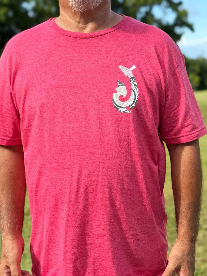 HIC KAILUA HOOK TEE - HEATHER RED
