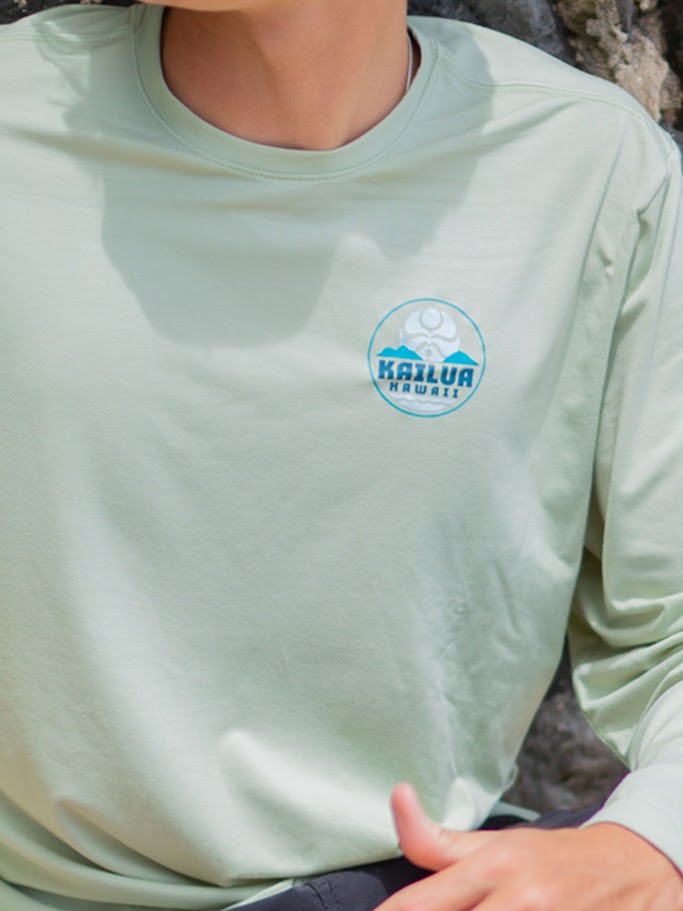 HIC QUIN KAILUA LONGSLEEVE SURF SHIRT - AVOCADO
