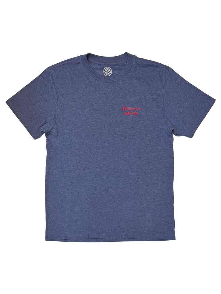 HIC LOCAL CULTURE AARON KAI TEE - HEATHER NAVY