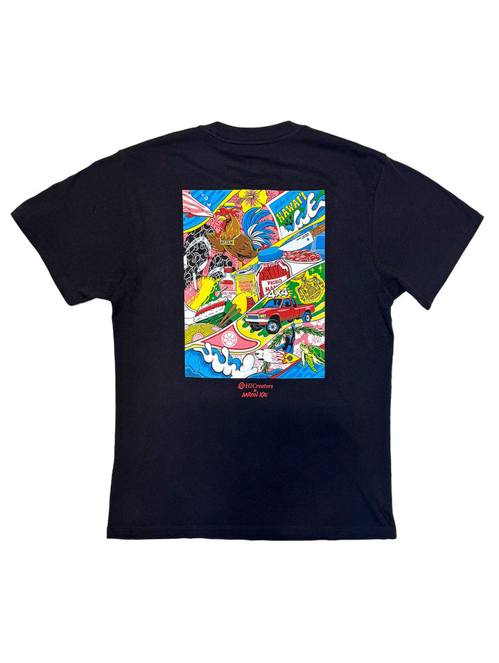 HIC LOCAL CULTURE AARON KAI TEE - BLACK