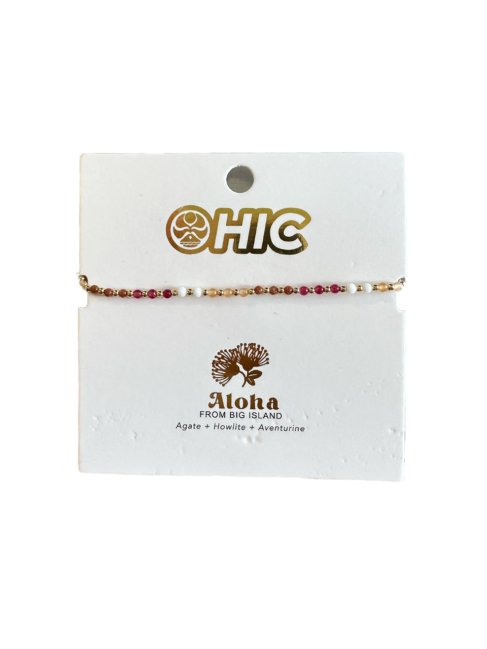 LOTUS X LUNA X HIC 2MM BIG ISLAND HEALING BRACELET