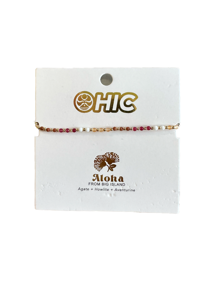 LOTUS X LUNA X HIC 2MM BIG ISLAND HEALING BRACELET